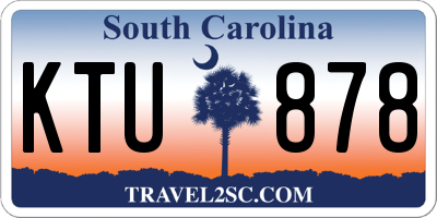 SC license plate KTU878