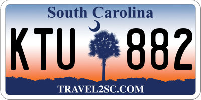 SC license plate KTU882