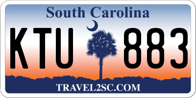 SC license plate KTU883