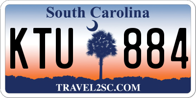 SC license plate KTU884