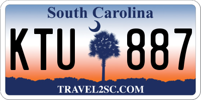 SC license plate KTU887