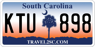 SC license plate KTU898