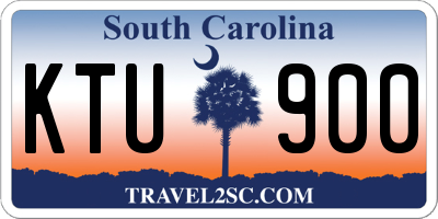 SC license plate KTU900