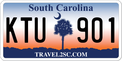 SC license plate KTU901