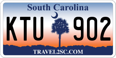 SC license plate KTU902