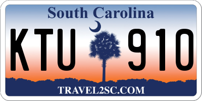 SC license plate KTU910