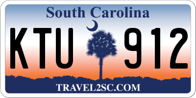 SC license plate KTU912