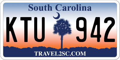 SC license plate KTU942
