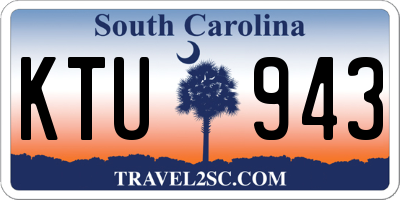 SC license plate KTU943