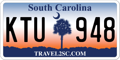 SC license plate KTU948