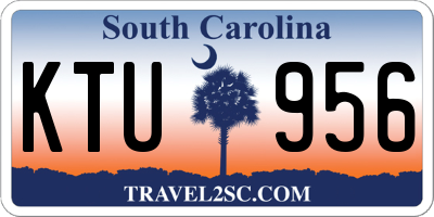 SC license plate KTU956