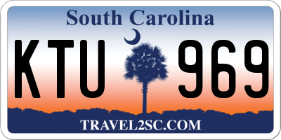 SC license plate KTU969