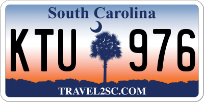 SC license plate KTU976