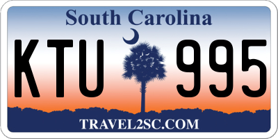 SC license plate KTU995
