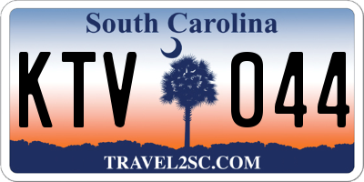 SC license plate KTV044