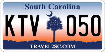 SC license plate KTV050