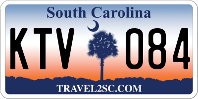 SC license plate KTV084