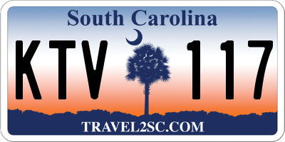 SC license plate KTV117