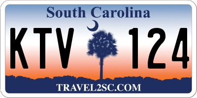 SC license plate KTV124
