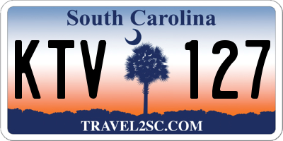 SC license plate KTV127