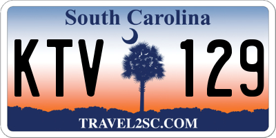 SC license plate KTV129