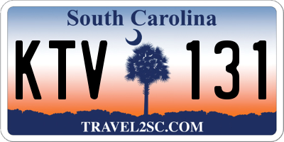 SC license plate KTV131