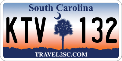 SC license plate KTV132