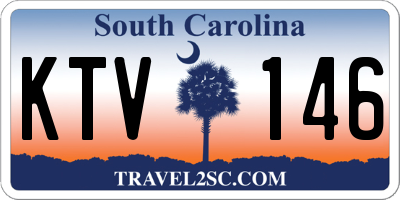 SC license plate KTV146