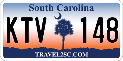 SC license plate KTV148