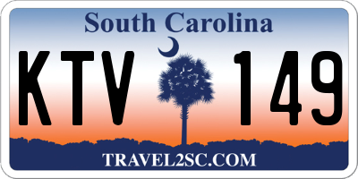 SC license plate KTV149