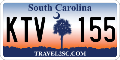 SC license plate KTV155
