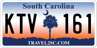 SC license plate KTV161
