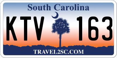 SC license plate KTV163