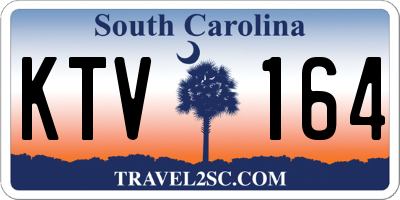 SC license plate KTV164