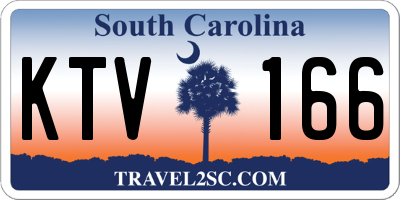 SC license plate KTV166
