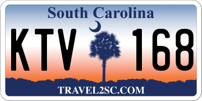 SC license plate KTV168