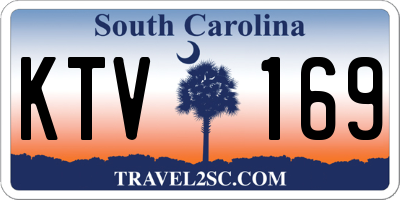 SC license plate KTV169