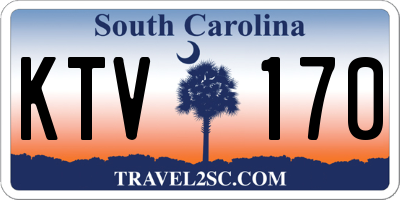 SC license plate KTV170