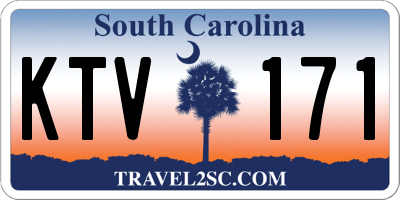 SC license plate KTV171
