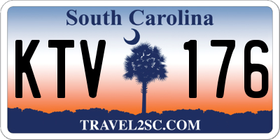 SC license plate KTV176