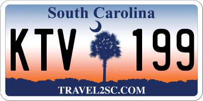 SC license plate KTV199