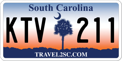SC license plate KTV211