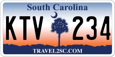 SC license plate KTV234