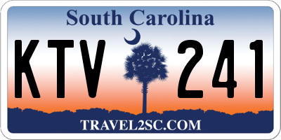 SC license plate KTV241
