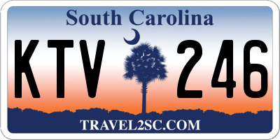 SC license plate KTV246