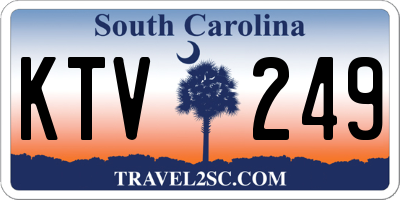 SC license plate KTV249