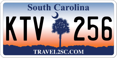 SC license plate KTV256