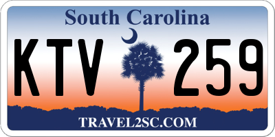SC license plate KTV259