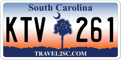 SC license plate KTV261