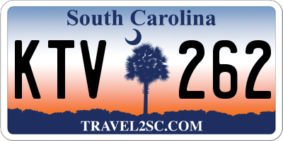 SC license plate KTV262